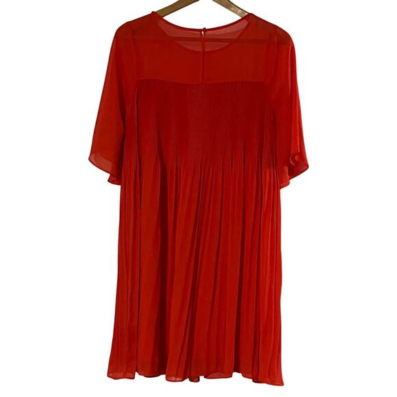 Maeve Anthropologie Edie Pleated Swing Dress Size 2 - Picture 3 of 12